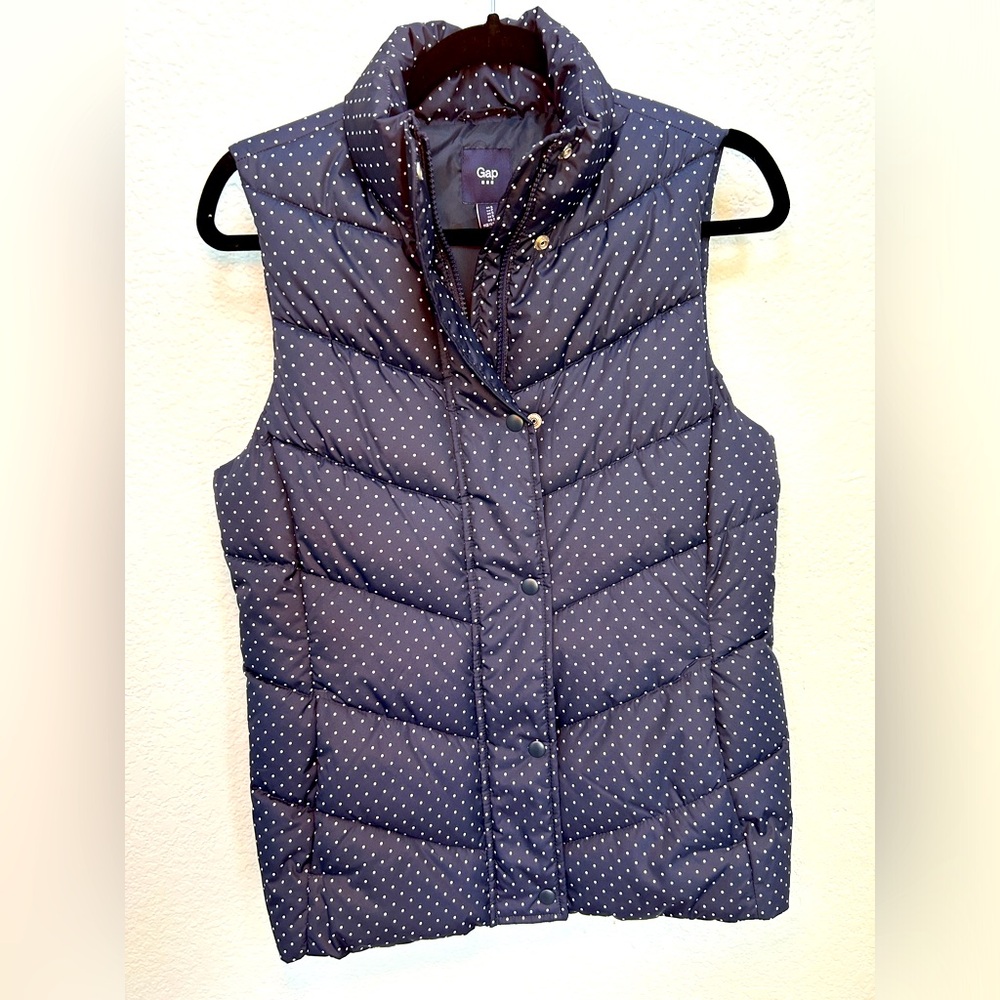 Gap Polka Dot Puffer Vest
